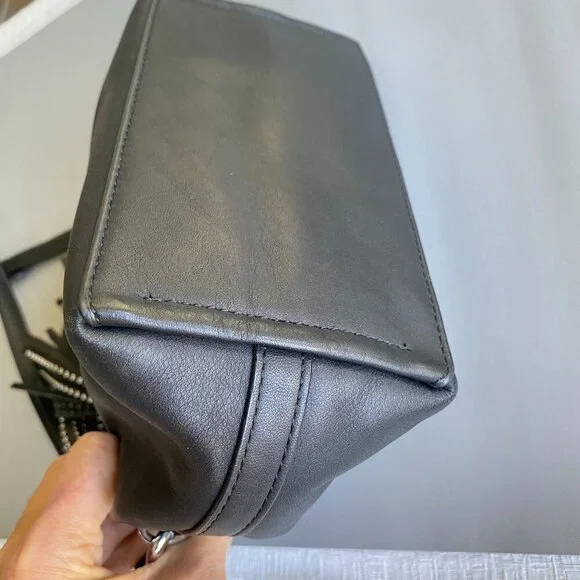 Vince Camuto Elva Studded Leather Satchel Crossbody Bag​ - Picture 10 of 15